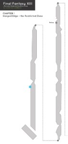 An image of a map, showing the linearity of FFXIII.