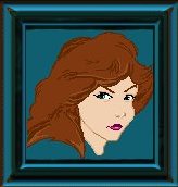 ArlanaPortrait A character portrait of Arlana, my mother's character in The Realm. A white woman with a brown mane of hair.