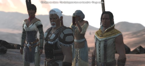 DA2Redgren Redgren Hawke with his family. Showing off how the darker skin models translate to other family members.