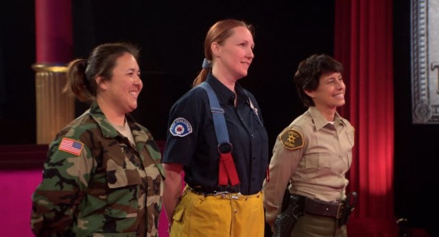 The sheroes: Christine, Virginia, and Bernadette.